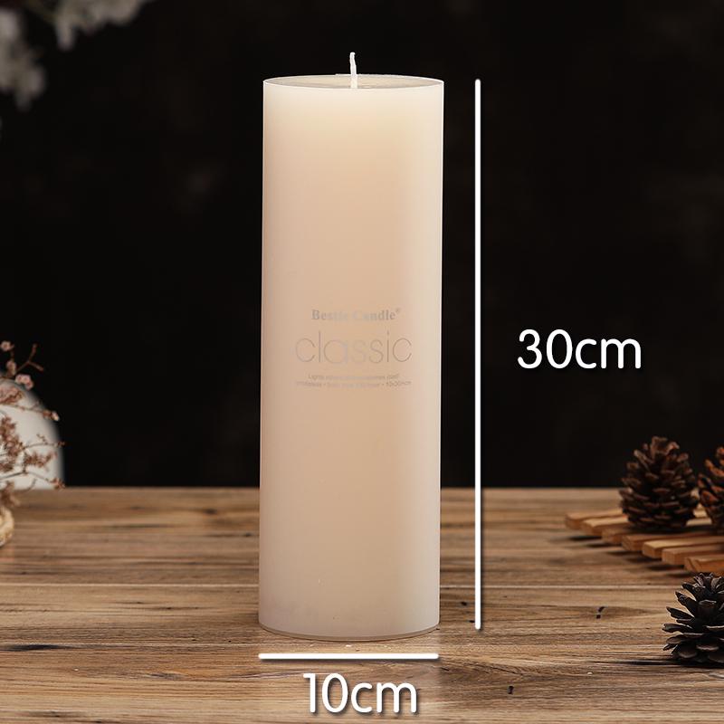 Scentless Smokeless Cylinder Candles for Weddings, Birthdays, Romantic Decor, Hotel, Church, or Dining.