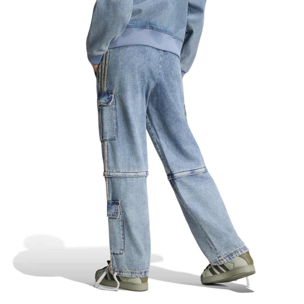 Adidas W 2 In 1 Denim Pants Kq6479 WarnIng Blue Denim