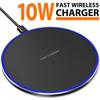 Wireless Fast Charger Charging Pad Dock for Samsung iPhone Android Cell Phone