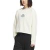 Adidas Originals Classic Three-Stripe Pullover Sweatshirt Women Tops White IX4227