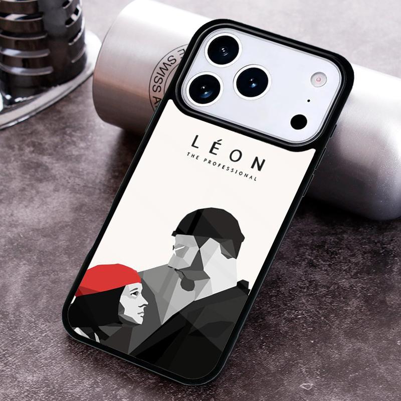 Leon Movie Phone Case for iPhone 17 16 15 Pro Max Air 14 13 12 11 Plus Shockproof Capa Cover