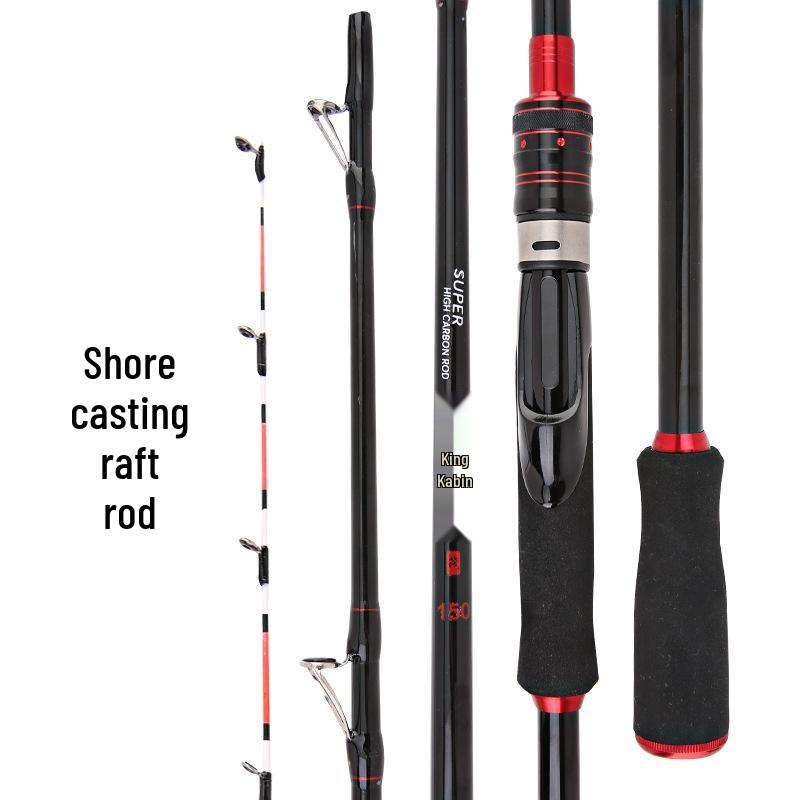 Shore Casting Soft Tip Raft Fishing Rod