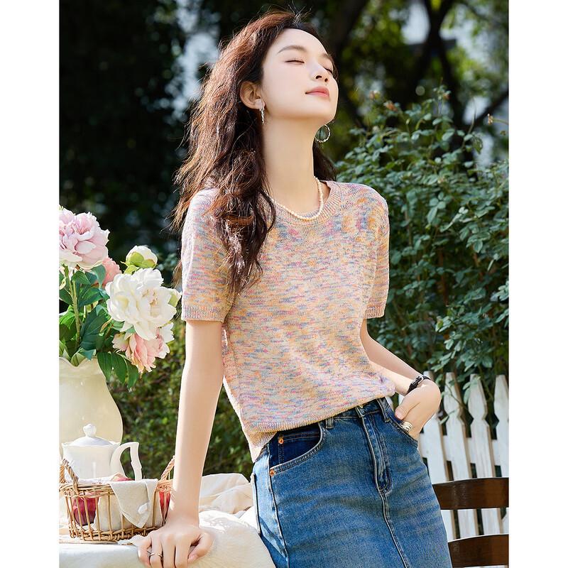 

Demana Summer Linen-Cotton Blend Knit Top S