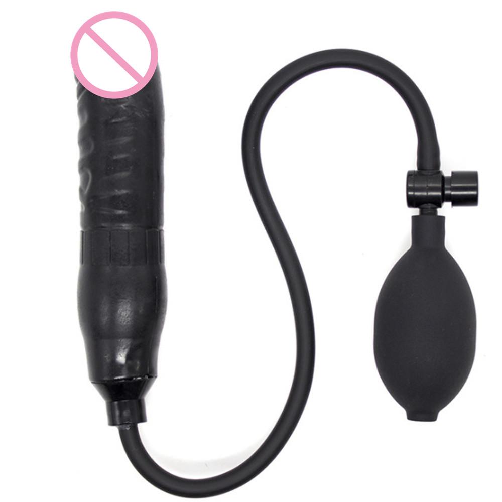 Inflatable Butt Plug Anal Dilator Vagina Massager Ass Expandable Sex Toys for Men Women Couples Adult Supplies Erotic