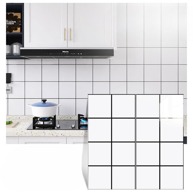 600mm×300mm Marmor Küchen Ölfest Folie Herd Wasserdicht Feuchtigkeitsbeständig Selbstklebende Tapete Arbeitsplatte Schrank Renovierung Fliesenaufkleber