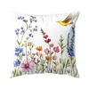 1/4pcs Floral Watercolor Painting Cushions Pillowcase Polyester Cushion Cover Throw Pillow Pillowcover Home Car Sofa Decor