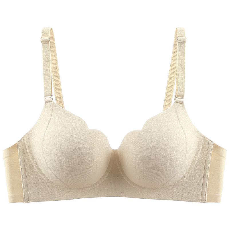 Gathering Bra Female Underarm Fat Reduction Sexy Invisible Bra Seamless Bra Push Up Bra