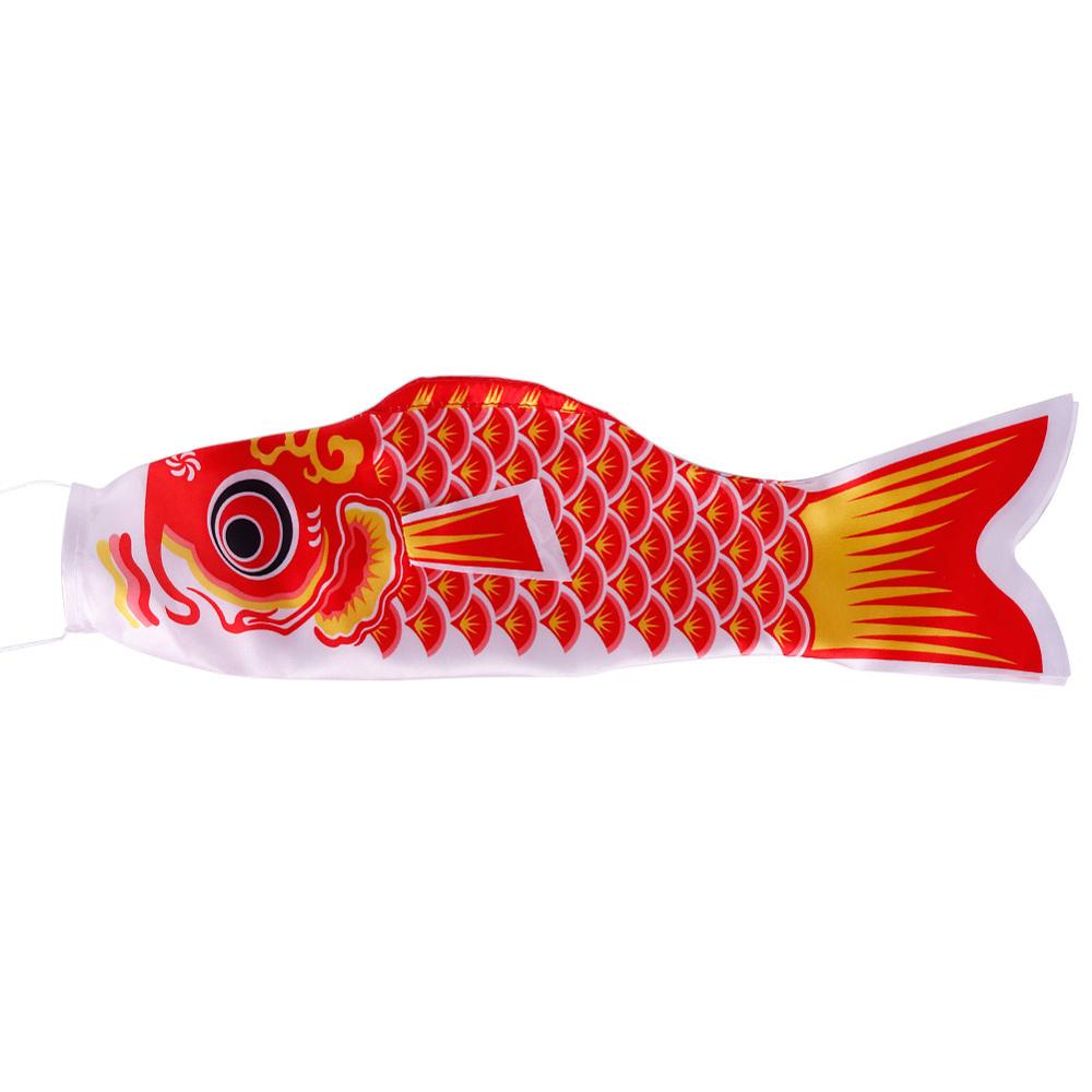 40/70/100cm Japanese Carp Spray Windsock Streamer Fish Flag Wind Chimes Hanging Decorations Yard Colorful Koinobori Kite