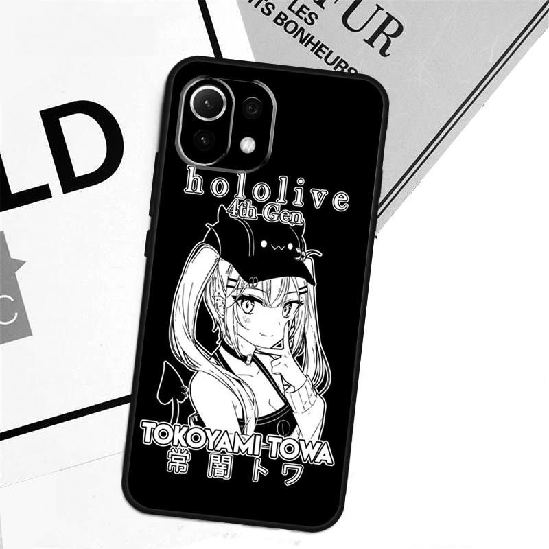 Tokoyami Towa Hololive Case For Xiaomi 13T Pro 14 11T 12T 12 13 Lite POCO F5 X3 X4 X5 X6 Pro F3 M5s M6 Pro Cover