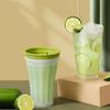 TPE-Smoothie-Becher, Pinch Cup, selbstgemachter Crushed Ice Slush Squeeze Cup, DIY-Kaltgetränk, Haushaltsküche, schnellgefrorener Shake-Becher