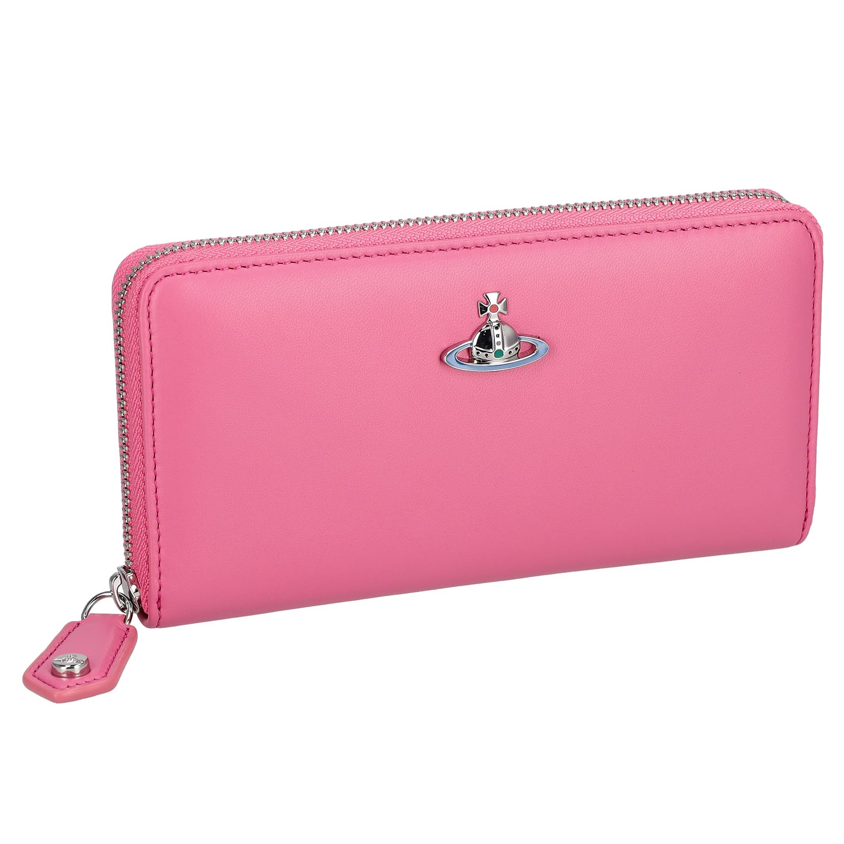 

Vivienne Westwood NAPPA 5104007DU PINK Round Zip Long Wallet for Women [Used]