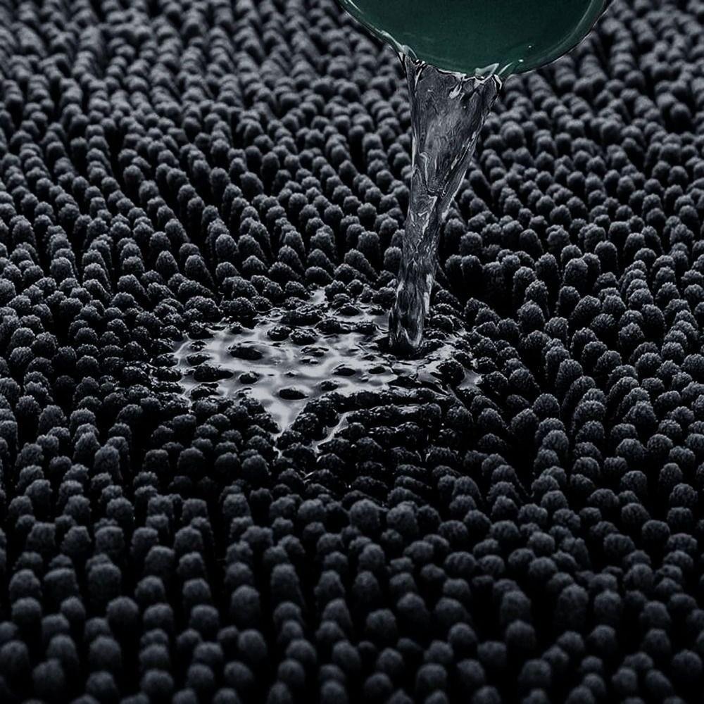 Anti Mould Bath Mat Chenille Super Absorbent Bath Mat New Shower Mat