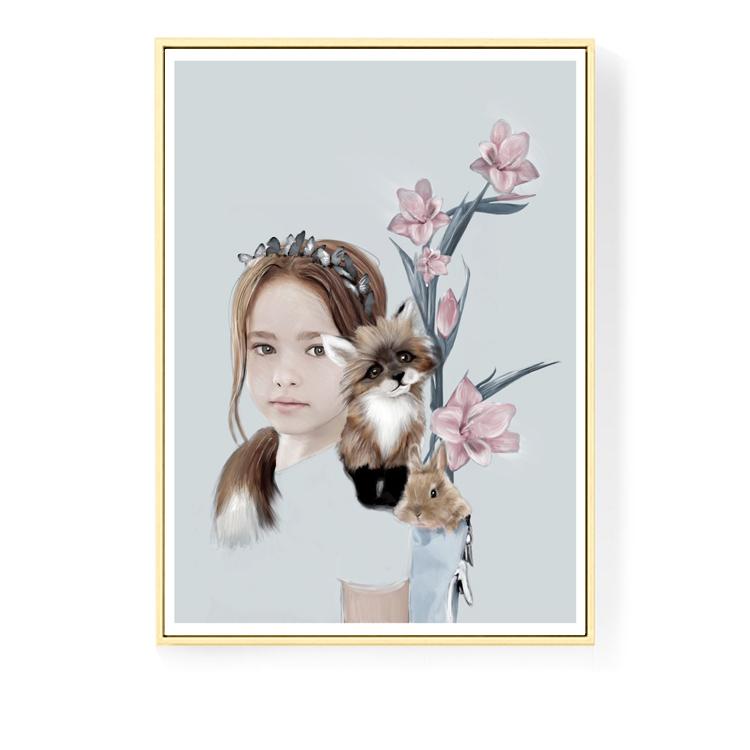 Modern Cartoon Children Hot Air Balloon Decoration Prints and Posters Wall Art Canvas Painting for Bedroom Nursery Home Decor