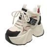Inner heightening thick-soled small dad shoes versatile high-heeled sneakers