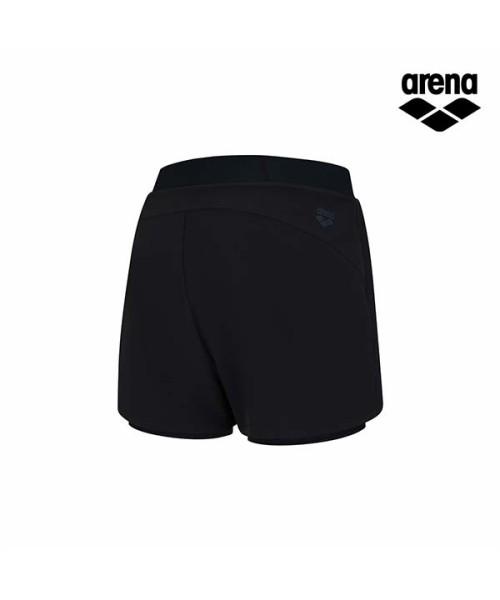 Alena Comfort Women'S Two-In-One Part-Time Shorts A6Bl1Qw18Blk