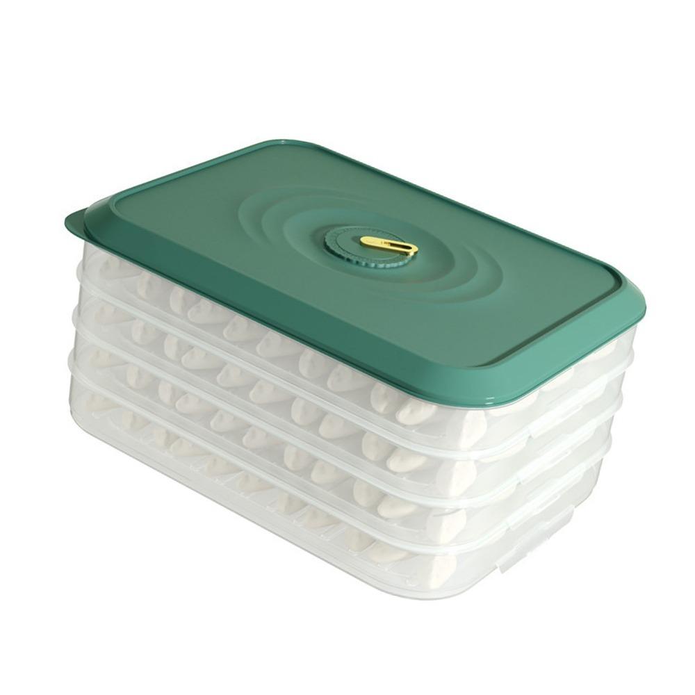 

With Lid Dumpling Storage Box Excellent Sealing Dumpling Organizer For Fridge