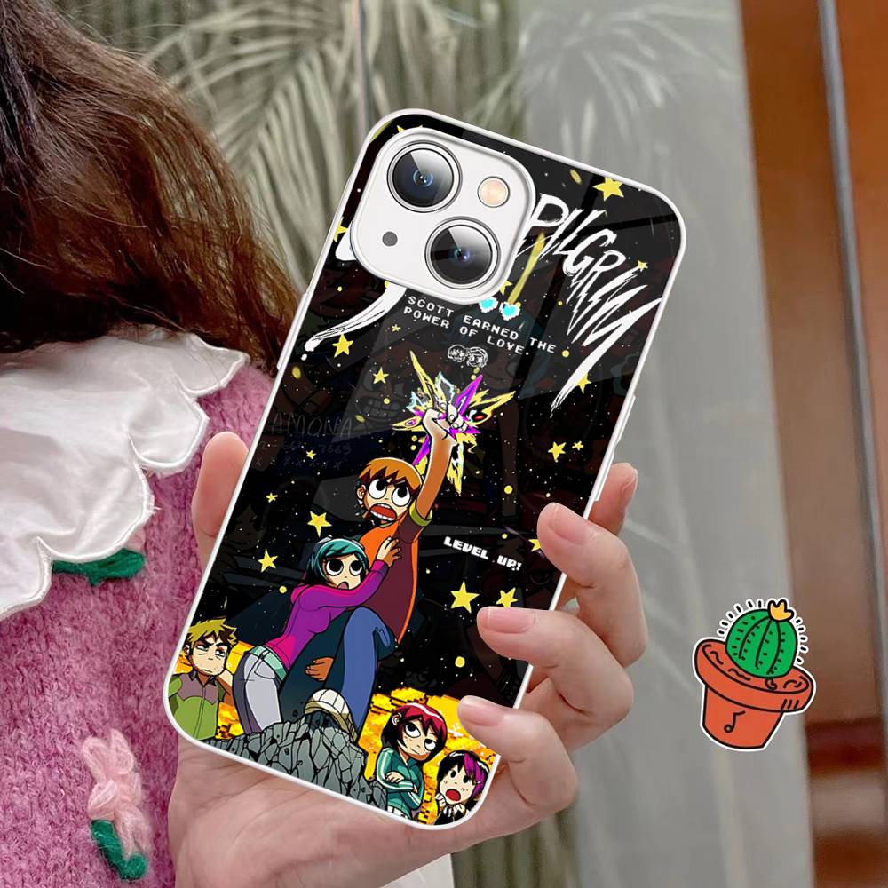 

Comedy Film Scott Pilgrim VS The World Tempered Glass For Iphone 14 13 12 11 Pro Mini XS MAX 14Plus X XS XR Cover iphone 14 pro