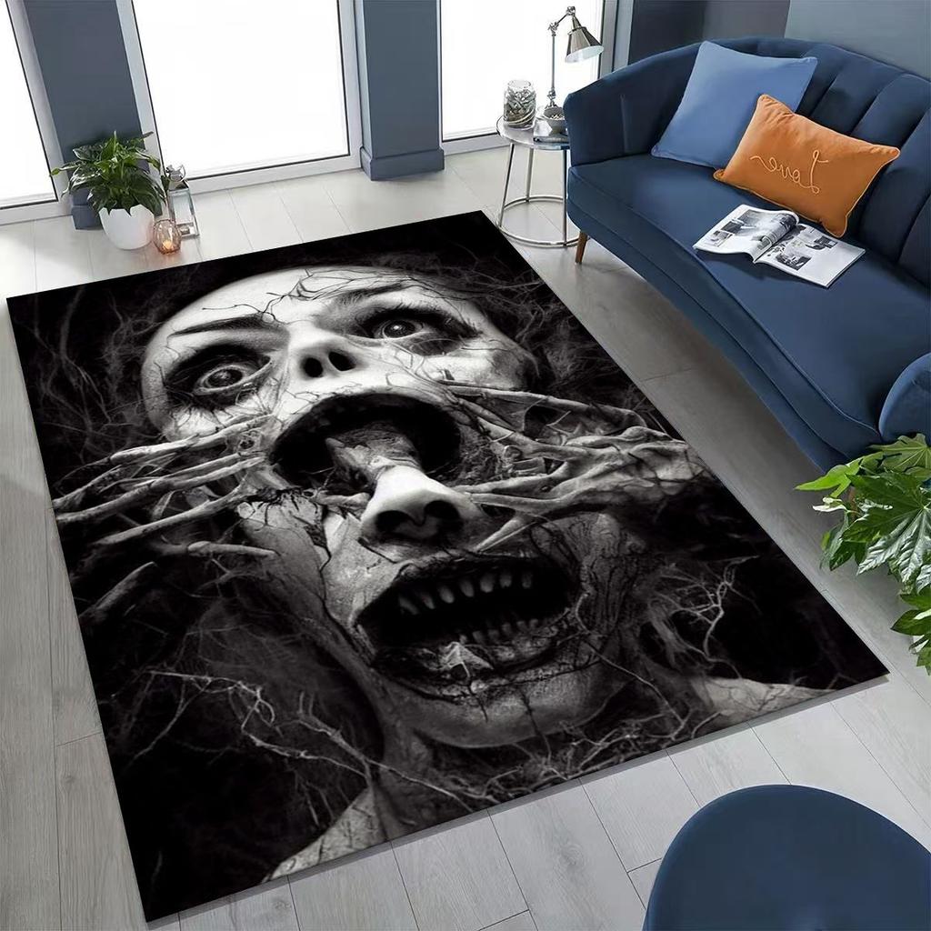 27 Style Terrifying Ghost Spirit Apparition Specter Gothic Rug for Bedroom Living Room Sofa Home Doormat Decor,Non-slip FloorMat