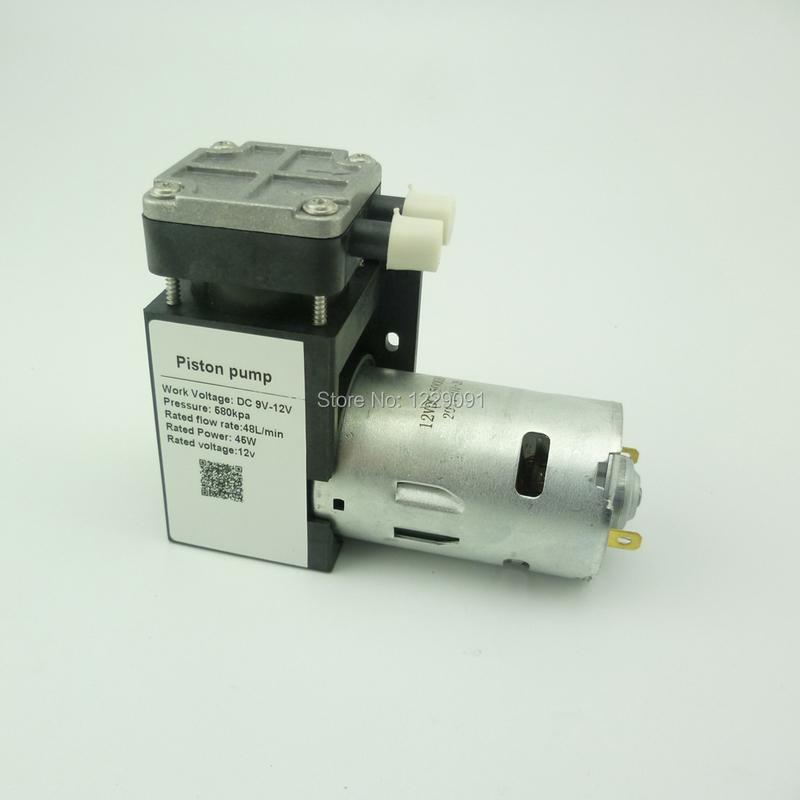 DC Electric Mini Pressure Air Pump 12v 24v 580kpa Piston Air Compressor 48w