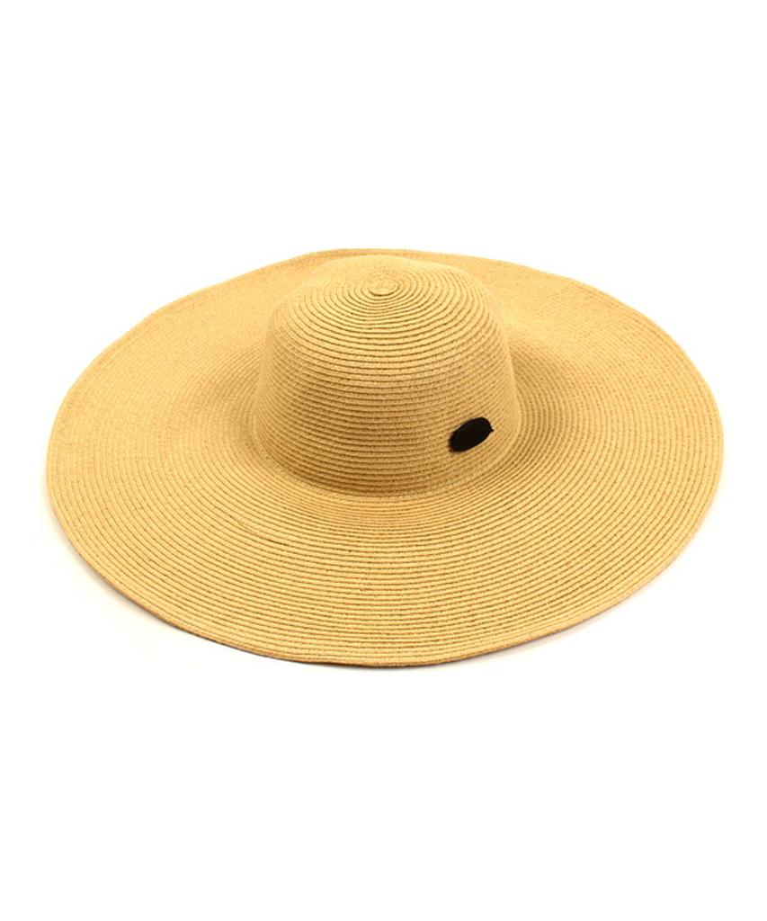Yunibeosyeolkemiseuteuli Long Beige Wire Cloche Hat Bk Summer Fedora