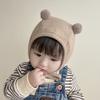 Cartoon Ear Winter Baby Earmuffs Warm Ear Protection Cap New Baby Knitted Cap