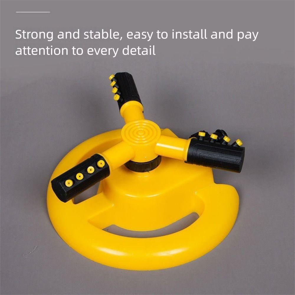 360 Degree Rotating Automatic Lawn Sprinkler Leak-proof Even Water Distribution Lawn Watering System Easy Installation