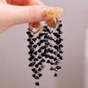 2PC Women's Fashion Design Tassel Earrings Zircon Accessories Suitable for Date, Party, Festival Gifts