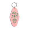 Modern Minimalist Motel Hotel Key Tag Keychain - Fan Gift & Backpack Decoration Pendant