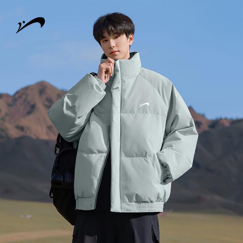 

Guirenniao Men s Stand-Collar Thickened Padded Winter Jacket 2XL