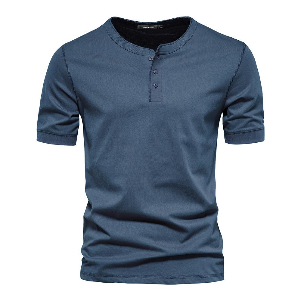 

Одежда Henry Crew Neck с коротким рукавом Футболка Мужская 5XL белый