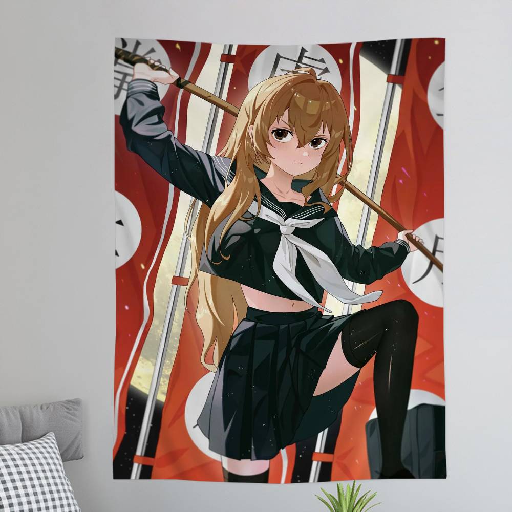 Anime Toradora Buntes Wandbehang Günstiger Hippie Wandbehang Böhmische Wandteppiche Mandala Wandbehang Tücher
