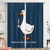 2pcs 2D flat printing Window Curtains Peace was never an option. 100% Polyester Fabric Without Electricity Festive Wall Decor