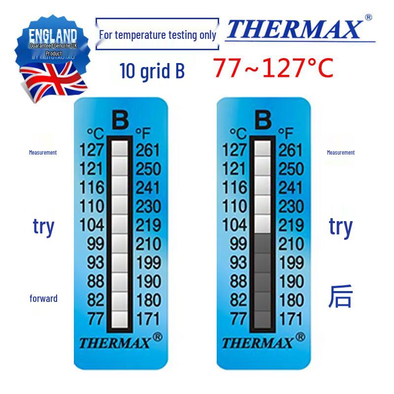 THERMAX UK Importovaný laboratorní teplotní testovací papír (CN verze)