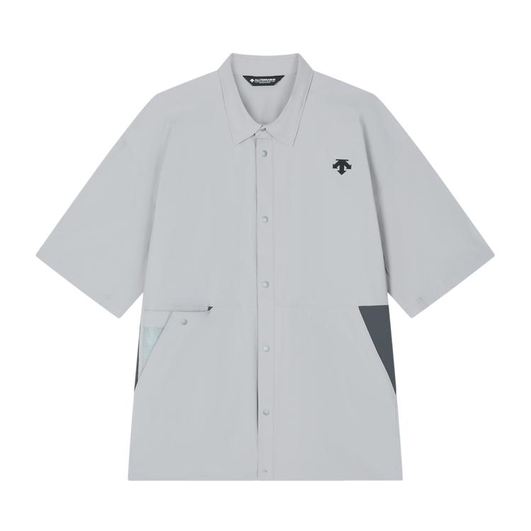 DESCENTE Light Hiking Men's Woven Short Sleeved Shirt Men's D5311OWS07