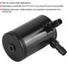 Racing Universal 2 Port Oil Catch Can Universal Aluminum Alloy Air Oil Separator