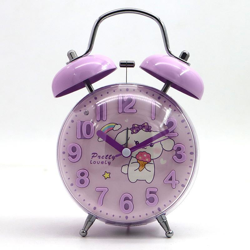 Bunny Alarm Clock for Children and Girls, Special Wake-up Artifact for Students, Cute Bedroom Silent Powerful Wake-up Alarm Clock