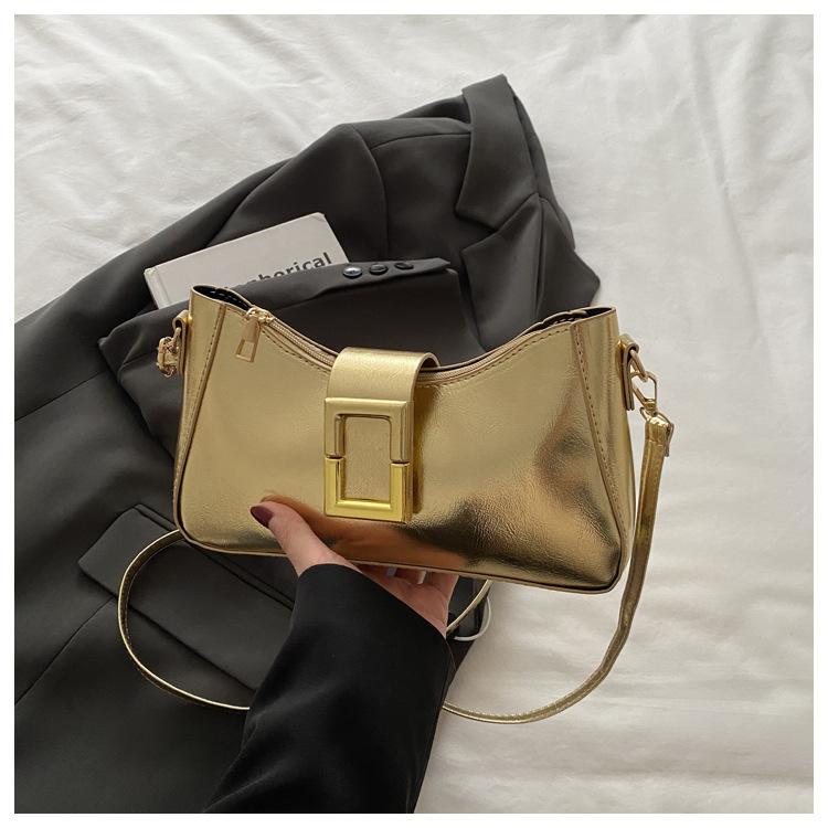 2025 Simple Retro New French Personality Trend Fashion Temperament Simple Shoulder Underarm Belt Messenger Bag
