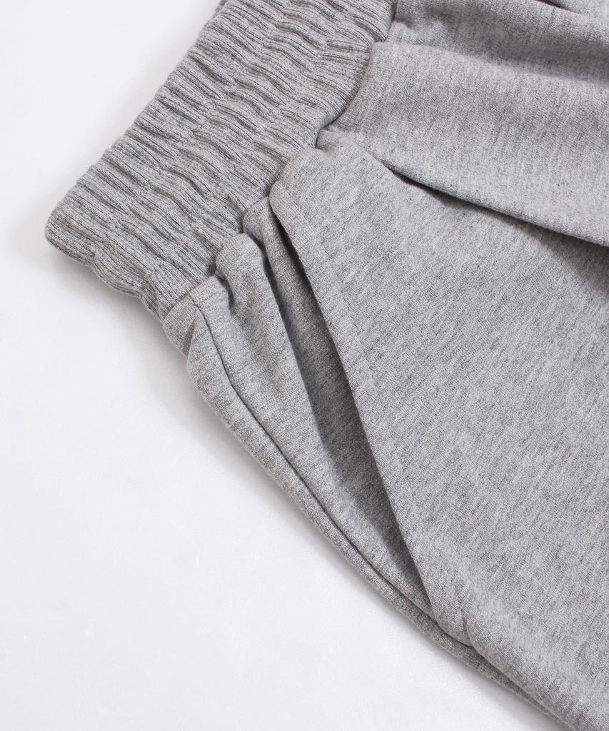 CAMEL WORK Logo Bermuda Sweatpants (Grey)