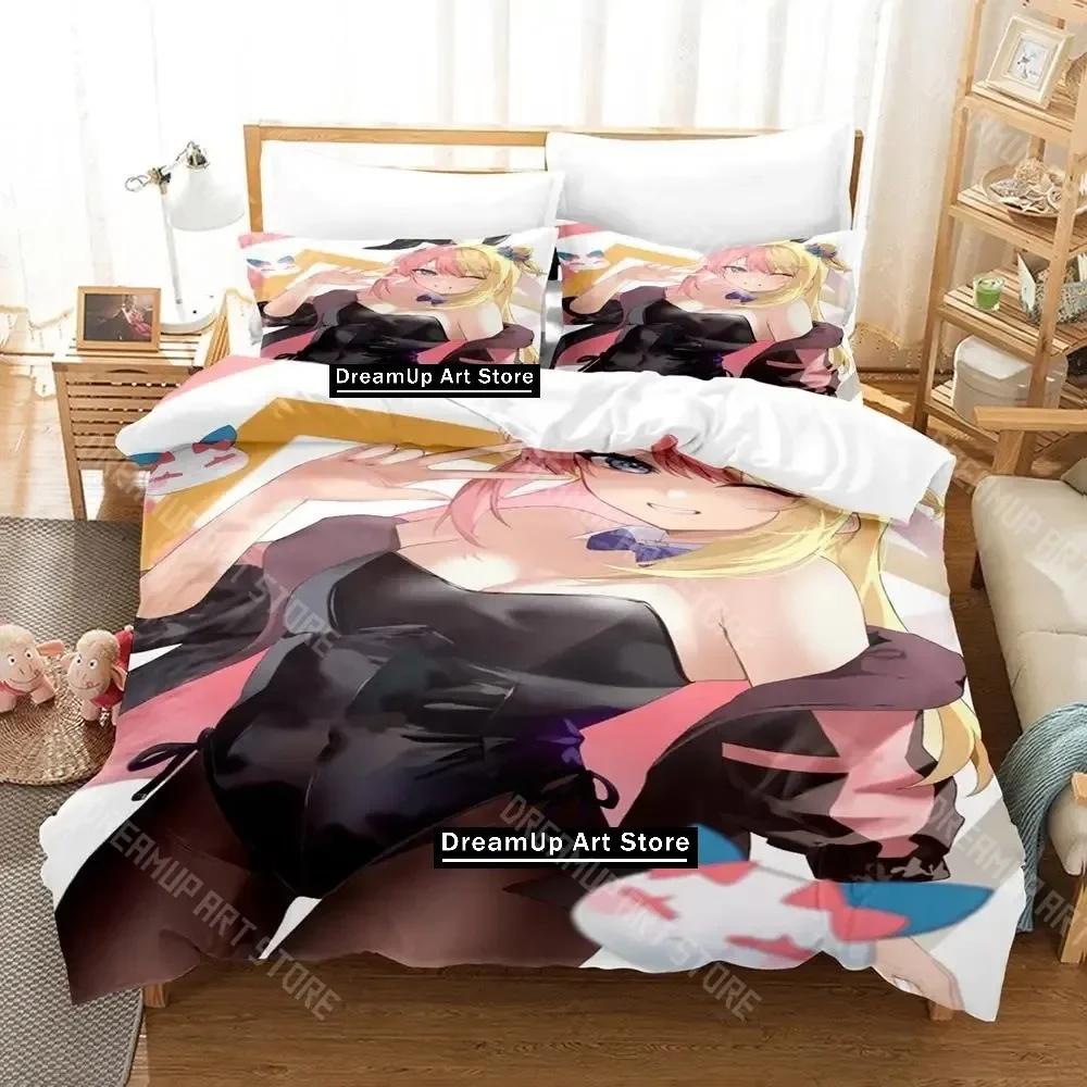3D Print Kotoko Torahime Bedding Set Single Twin Full Queen King Size Bed Set Adult Kid Bedroom Duvetcover Sets Anime Bed