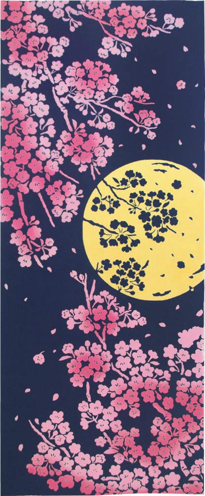 

Kenema Tenugui Sakura Moonlit Cherry Blossoms
