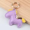 PU Leather PU Leather Hanger Carrying on Money Pocket Bag Pendant PU Horse Keychain  Car Accessory