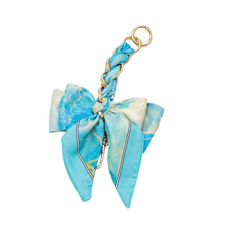 Stylish Bow Bag Chain with Adjustable Length Bowknot Extension Chain for Handbags and Clutches Handbag Accessories