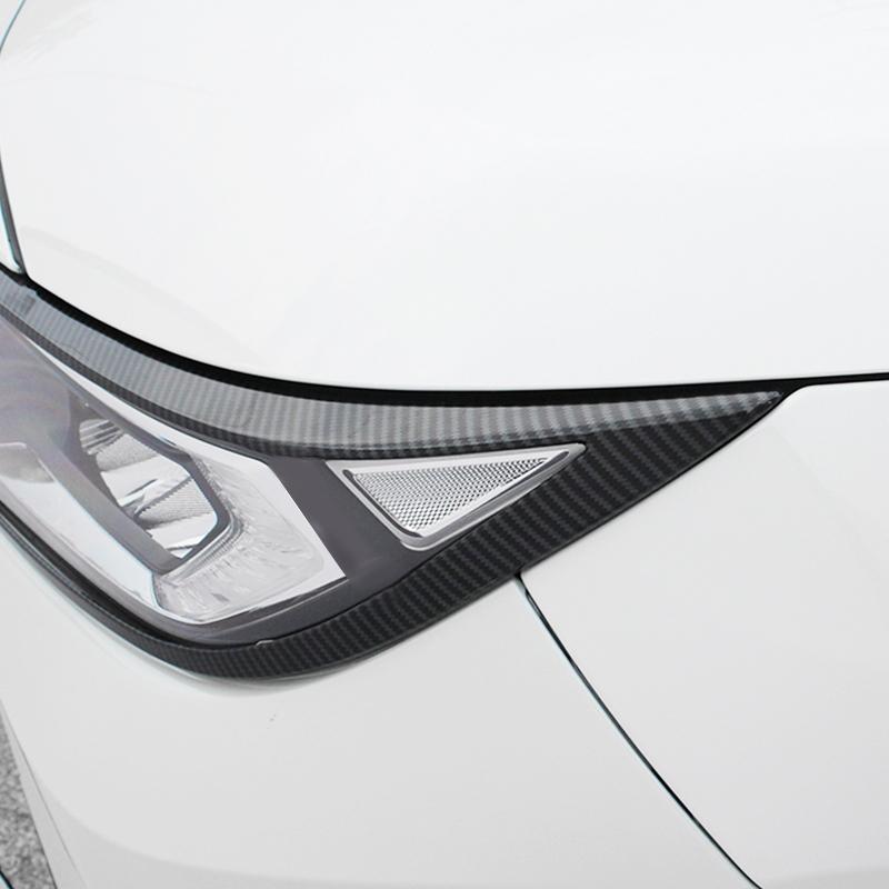 Car Front Headlight Eyebrow Trim Cover Strips Decoration Frame For Toyota RAV4 XA50      2024 2025 Hybrid