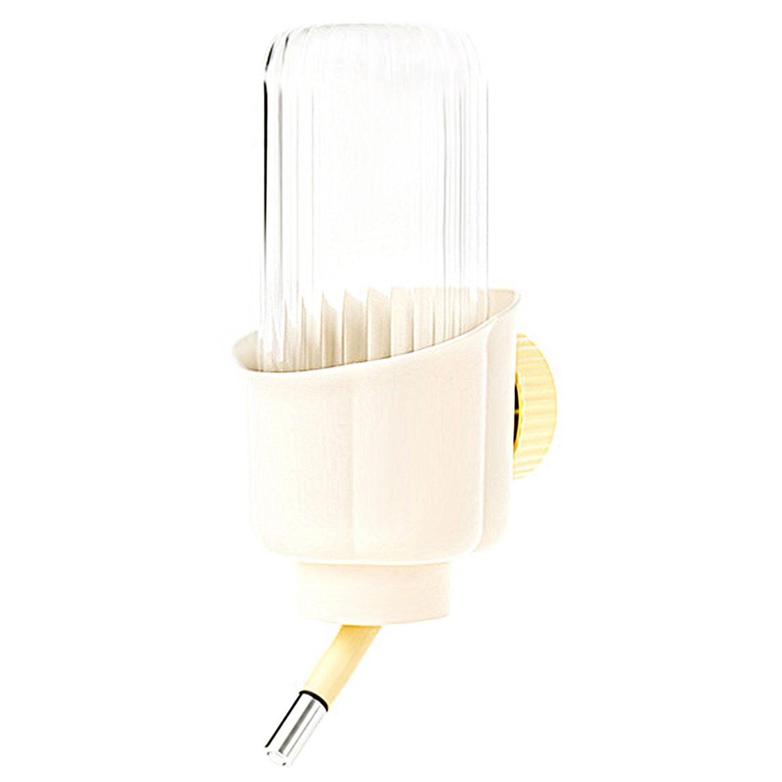 

Leakproof Water Dispenser for Small Pet Cage Mounted Quiet Drinking Bottle Waterer Bottle for Hamster Rabbits Squirrels L белый