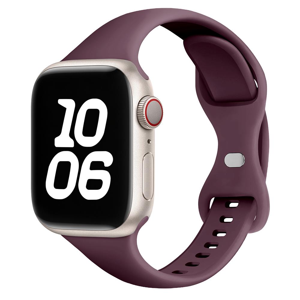 Slim Silicone band For apple watch 11 10 46mm Ultra 3-2 49mm series 9-8-7 41mm 45mm 44mm sport bracelet iwatch 4 6 5 SE 3 Strap