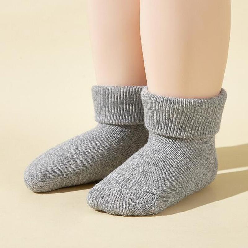 2Pair/lot New Autumn and Winter Warm Baby Socks