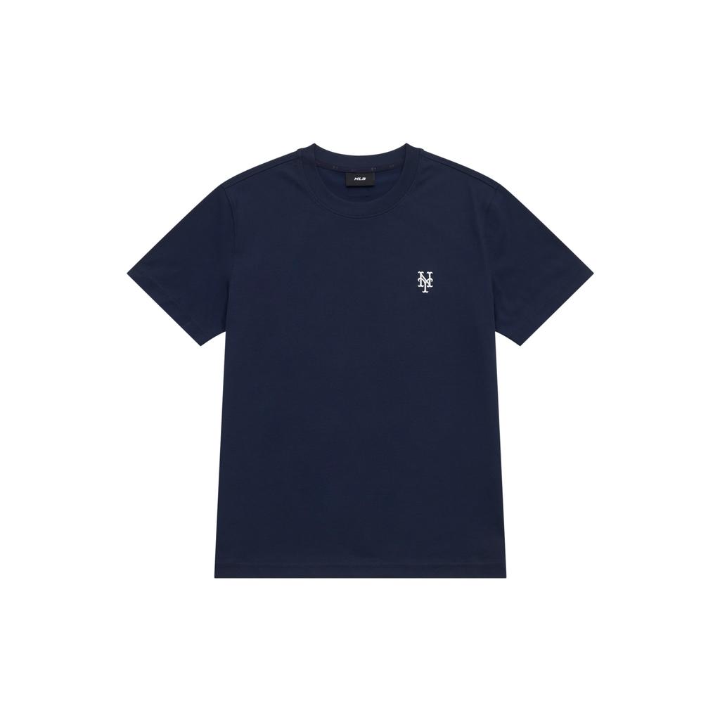 New MLB Basic Collection New York Mets SS25 T-Shirt Unisex Navy Blue 3ATSB0153-09NYS