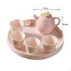 Ceramic Teapot Set for Girls Delicate Elegant Daily Use Chinese