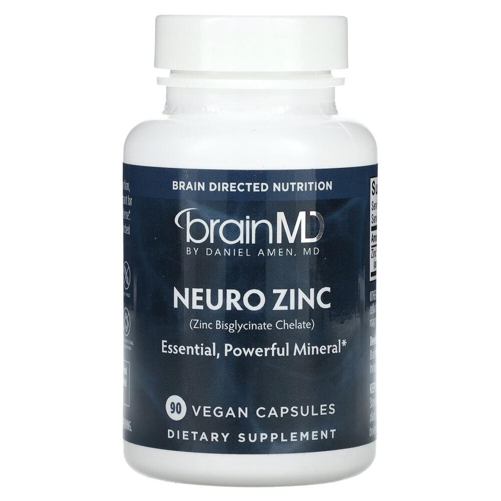 Neuro Zinc (Zinc Bisglycinate Chelate) 25mg Veggie Capsules, 90 Count