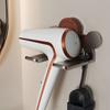 Wall Mounted Suction Cup Hair Dryer Holder Punch Free Blower Holder Hair Dryer Rack  Bathroom